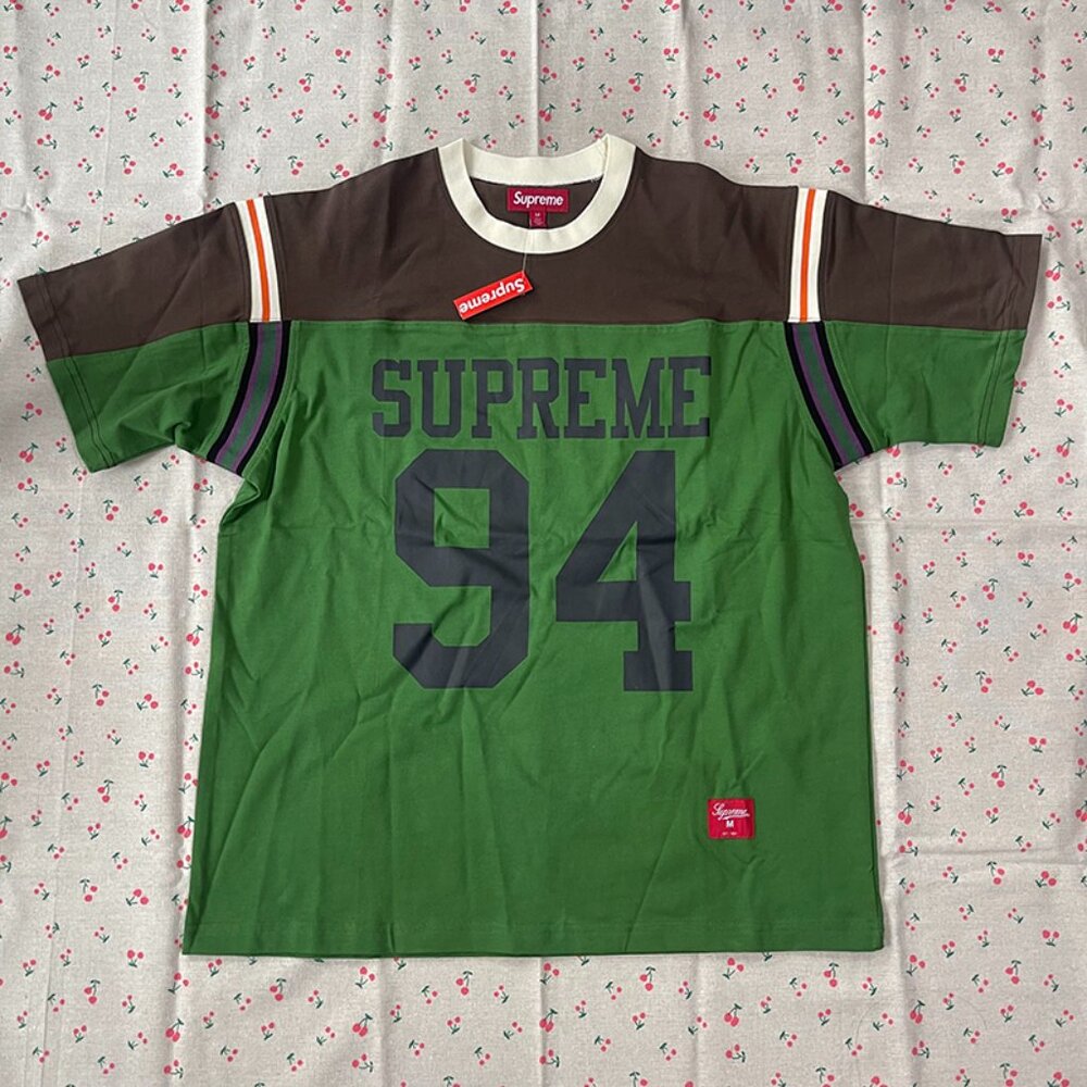 Supreme Split S/S Football Top Green